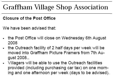 Stores, Graffham