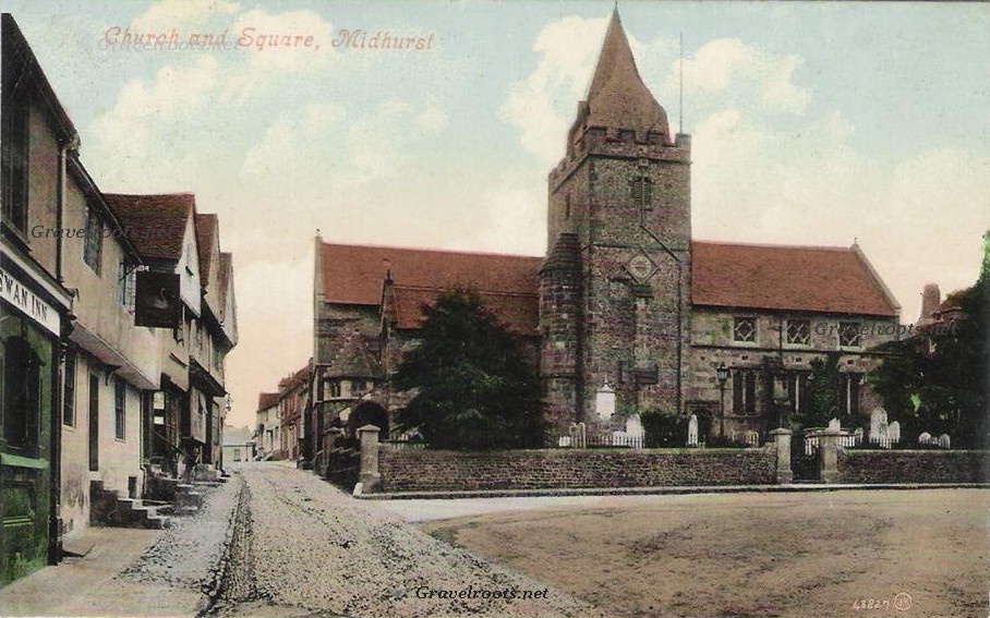 click image to compare 100 years on
see bottom to return to Church Gallery