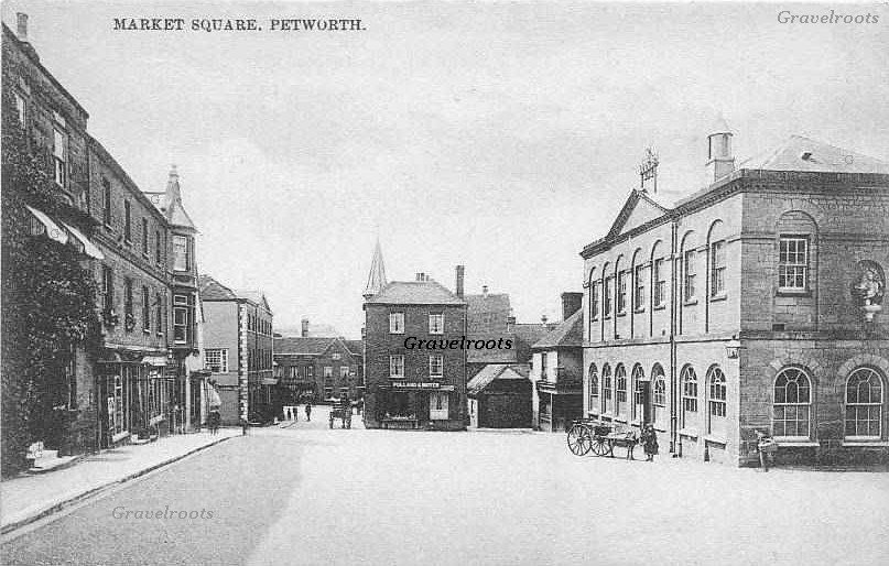 Petworth Square, Sussex c1905 - click to return