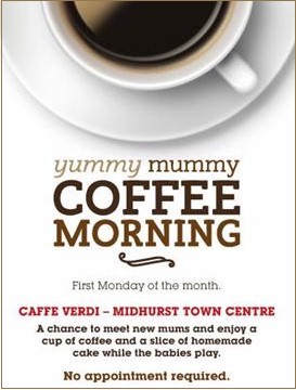 Yummy Mummy at the Caffe Verdi, North Street, Midhurst
