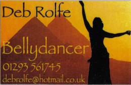 Now thats different!
Deb Rolfe
Bellydancers in West Sussex