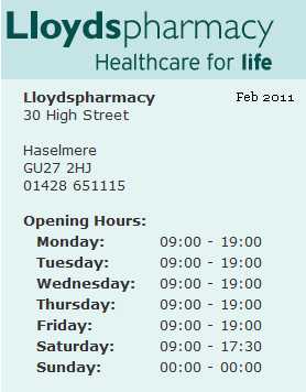 Lloyds Pharmacy