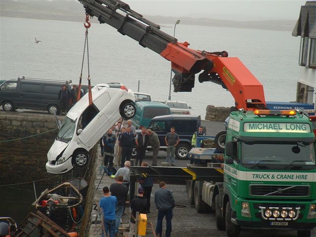 van wrecked