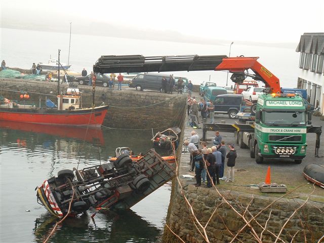 recovery truck wrecked