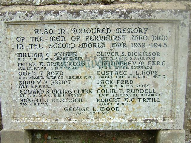 War Memorial, Fernhurst