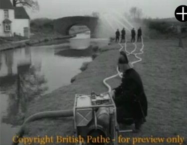 Jet engine aids firemen, use enlarged screen when viewing