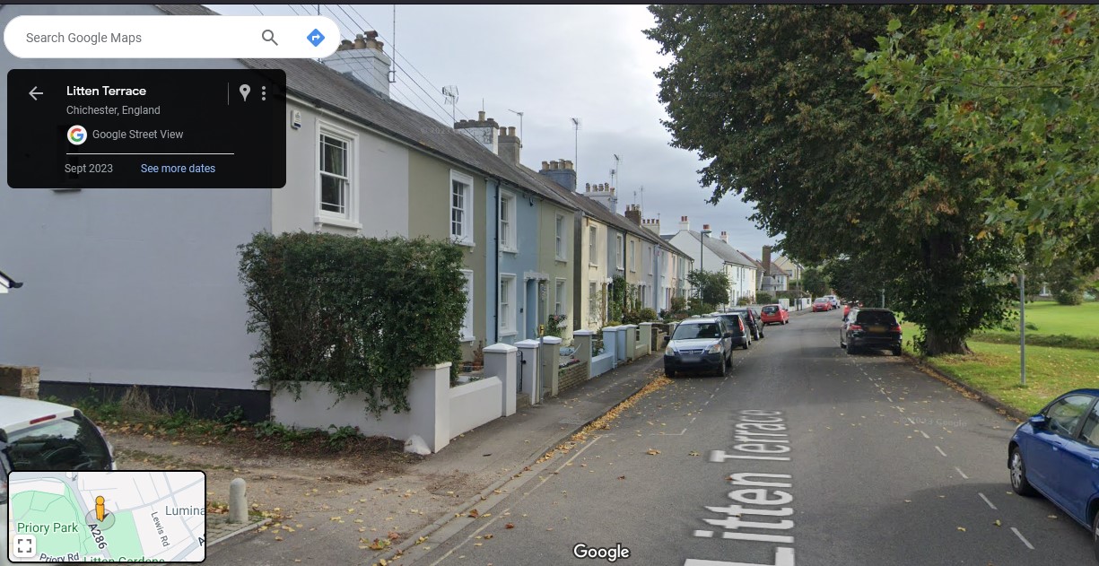 Litten Terrace, Chichester, Sussex - click image to return