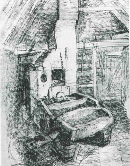 the Blacksmiths shop, Heyshott