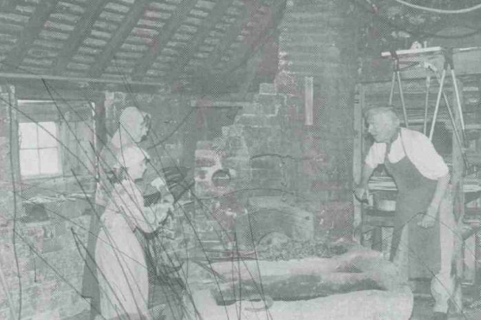 fully operational Blacksmiths shop, Heyshott 1993