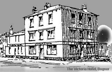The Victoria Hotel
illustration derived from the book
Inns, Taverns & Hotels Bognor Regis by Charles Butler