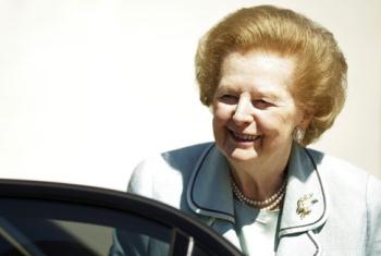Margaret Thatcher at Canine partners, Heyshott