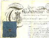 Charles' Indenture as a Bakers apprentice 1860 - click to enlarge