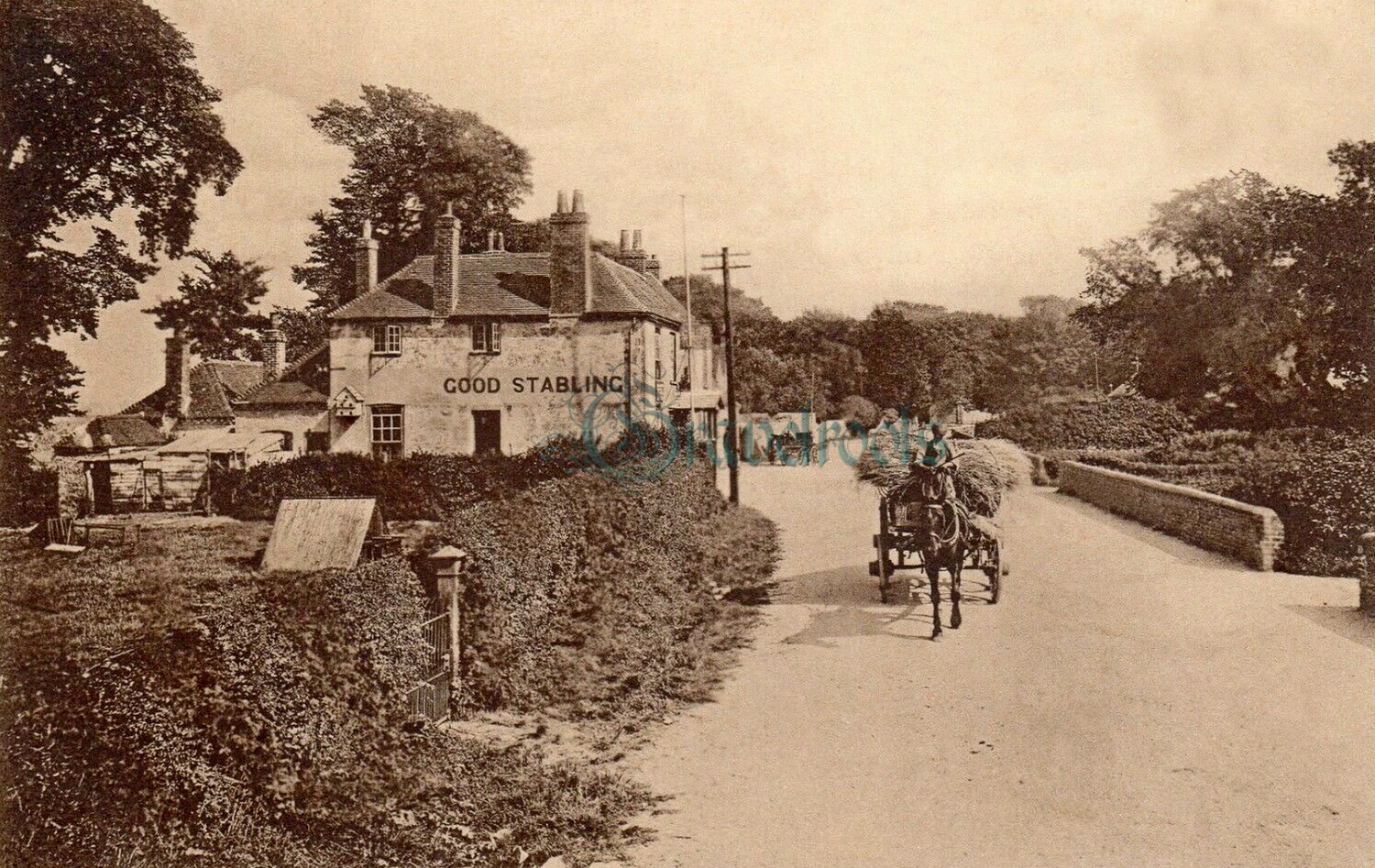  old photo of Ship Inn, Aldwick, Sussex - click image below to return
