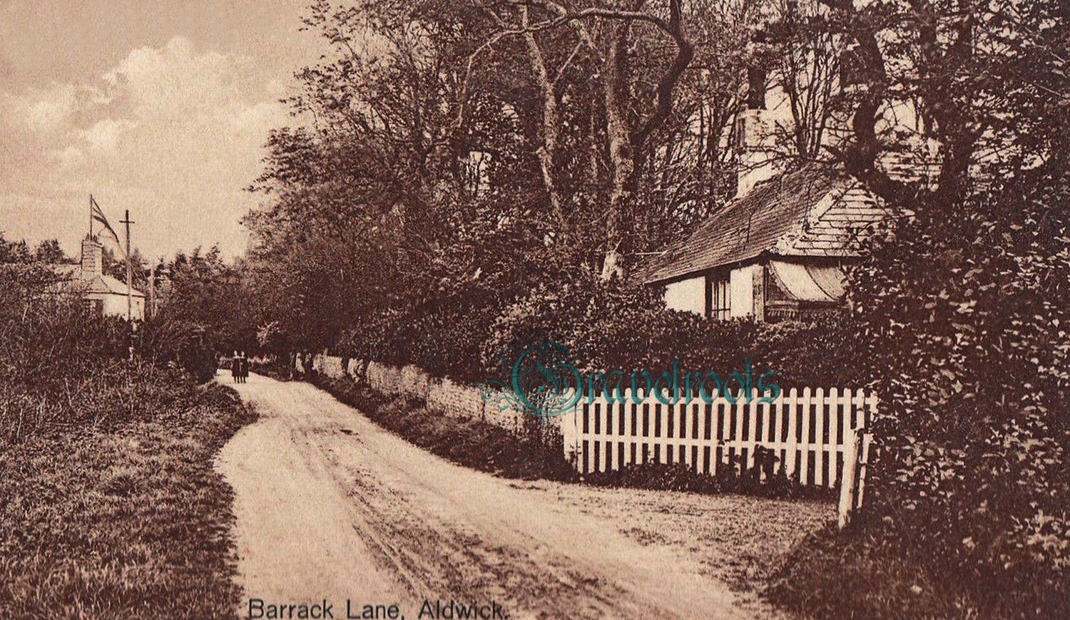 old photo of Barrack Lane, Aldwick, Sussex - click image to return