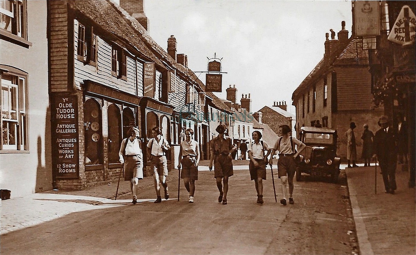 High Street, Old Alfriston - click to return