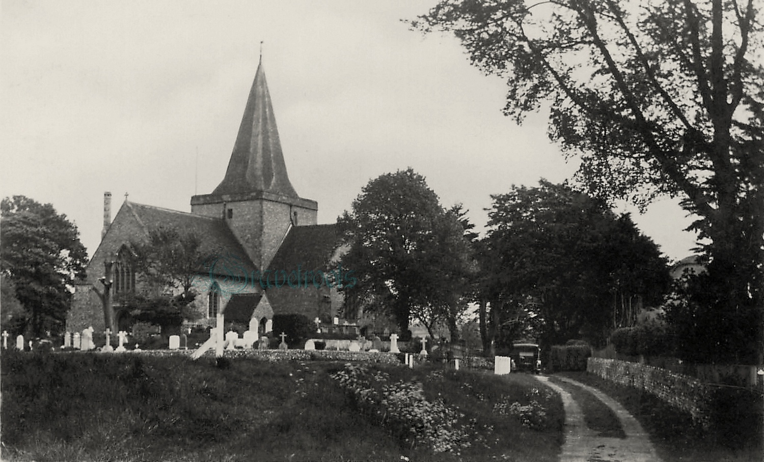  old photos of Alfriston Church, Sussex - click image to return