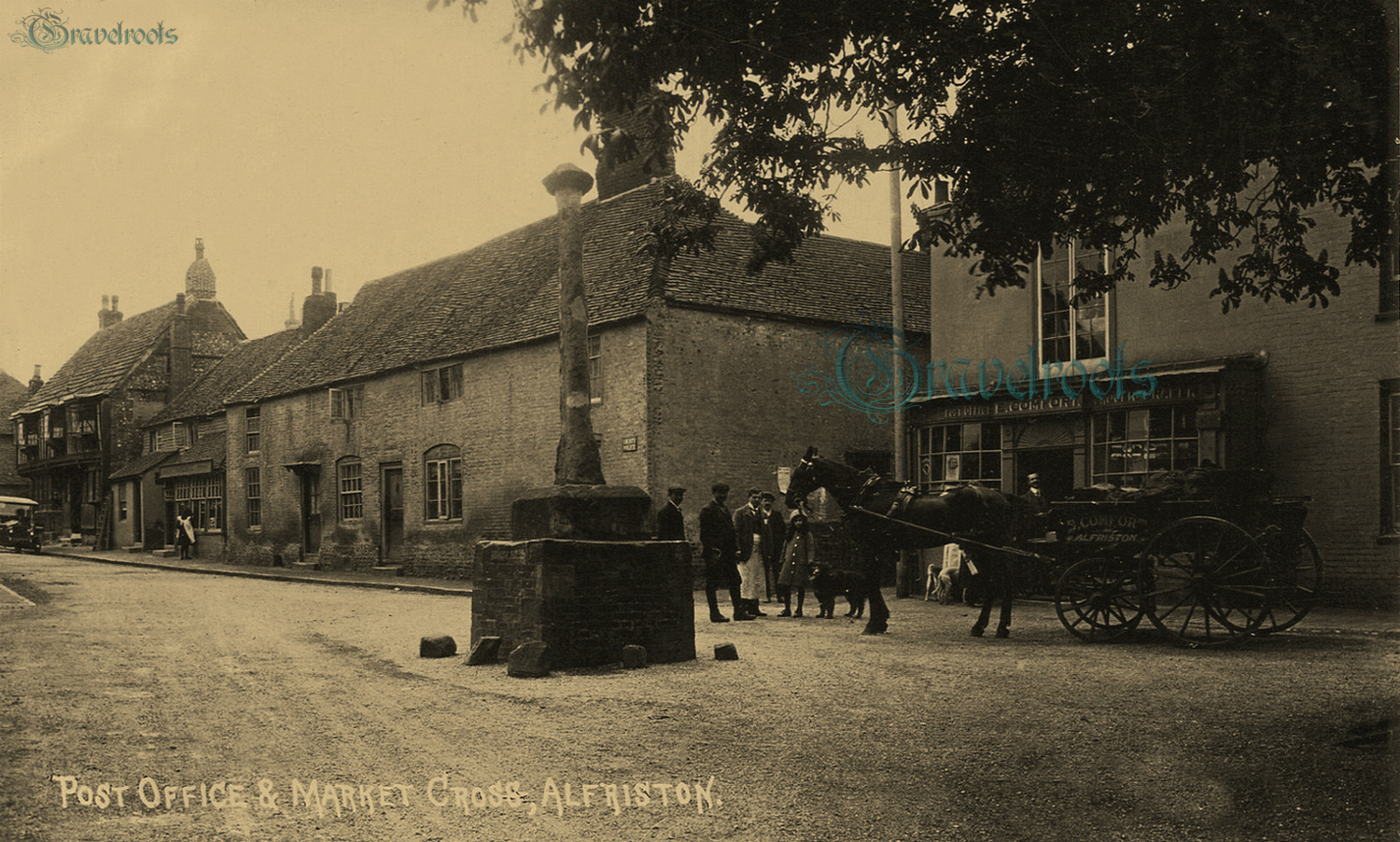  old photos of Alfriston Post Office, Sussex - click image below to return