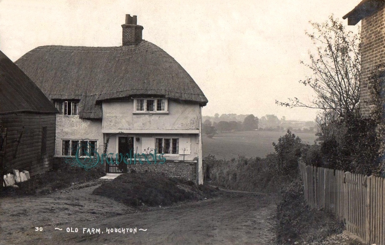 Old photos of Old Farmhouse, Houghton Lane, Houghton, Amberley -  - click image below to return