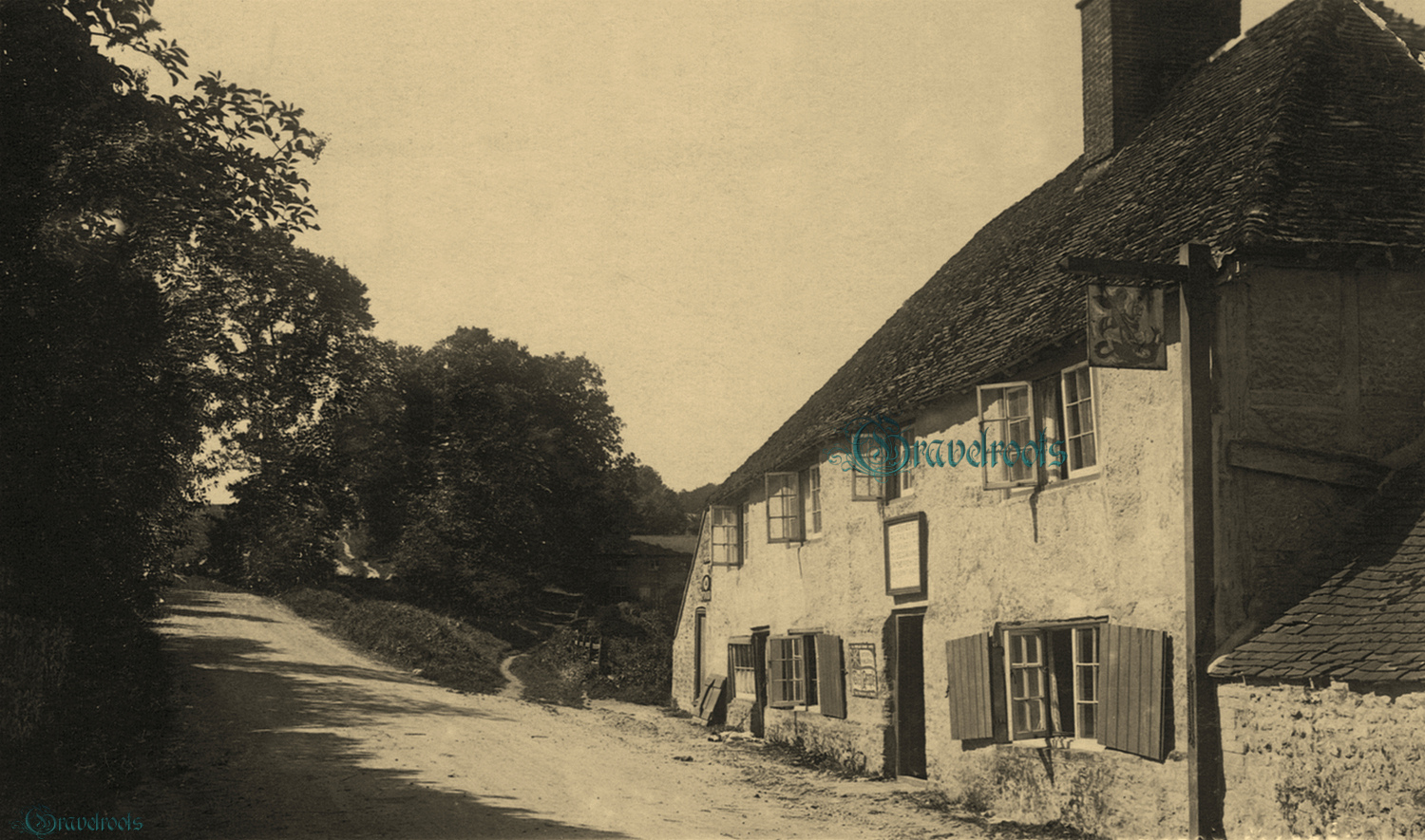 Old photos of George & Dragon Pub, Houghton, Nr Amberley -  - click image below to return