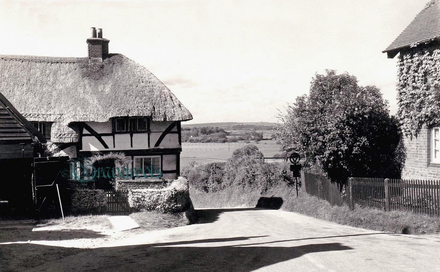 Old photos of Old Farmhouse, Houghton Lane, Houghton, Amberley -  - click image below to return
