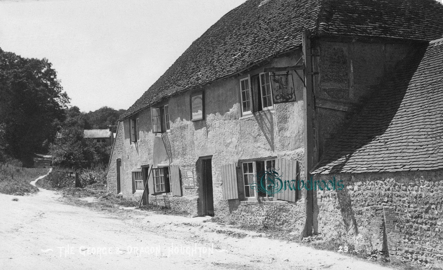 Old photos of George & Dragon Pub, Houghton, Nr Amberley -  - click image below to return