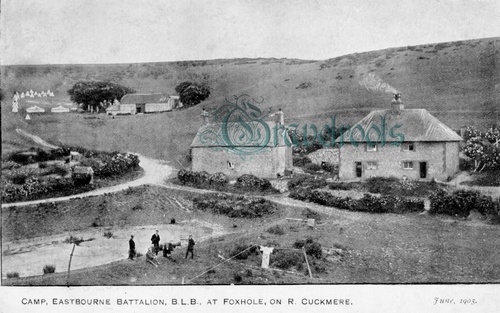 Old Foxhole camp, River Cuckmere
