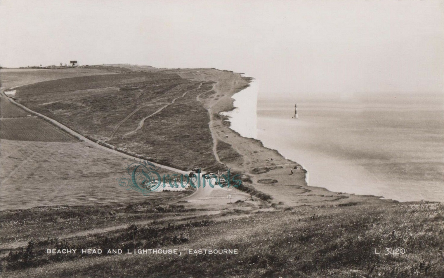 Lighthouse, Beachy Head, Nr Eastbourne, Sussex - click image below to return