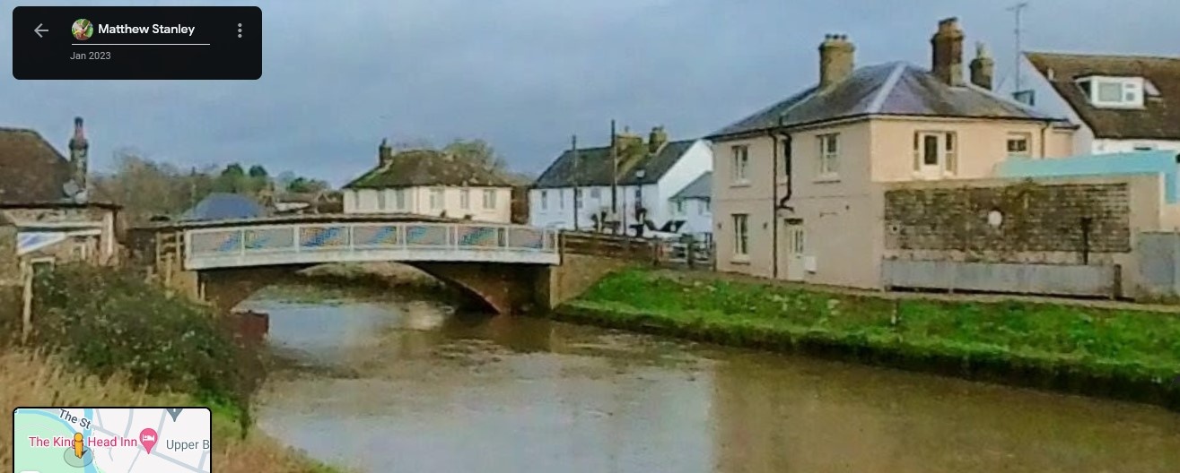 Bridge, River Adur, Beeding - Bramber, Sussex - click image to return
