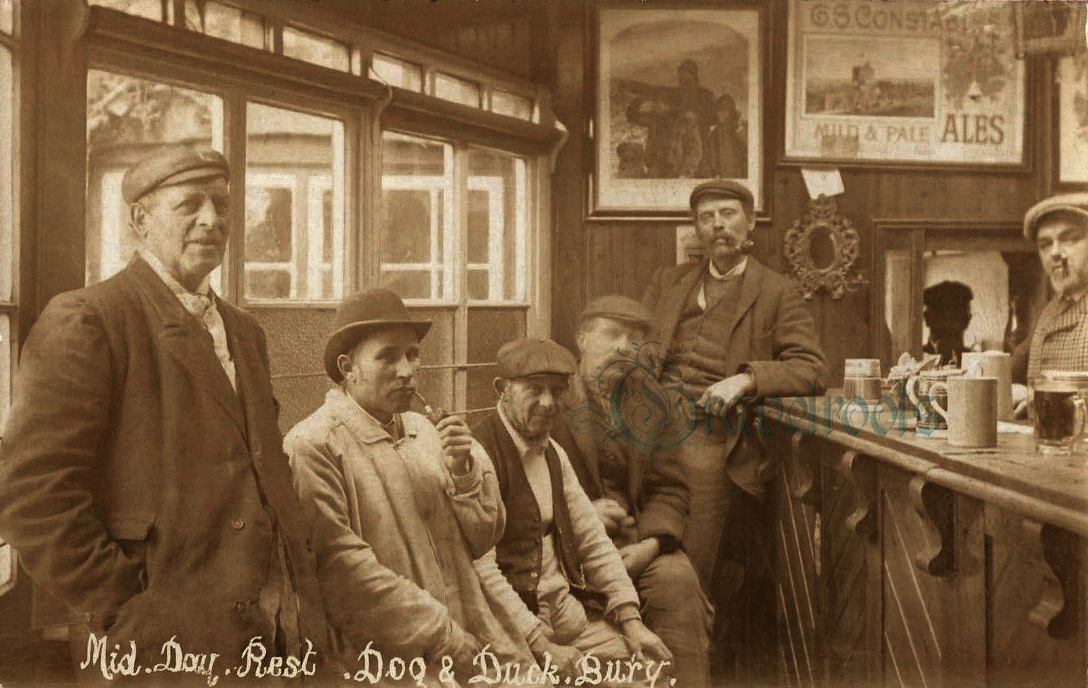 old photos of Black Dog & Duck Pub, Bury, Sussex - click image below to return