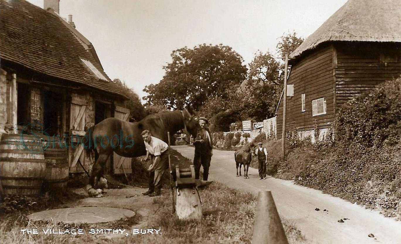  old photo of Bury, Sussex - click image to return