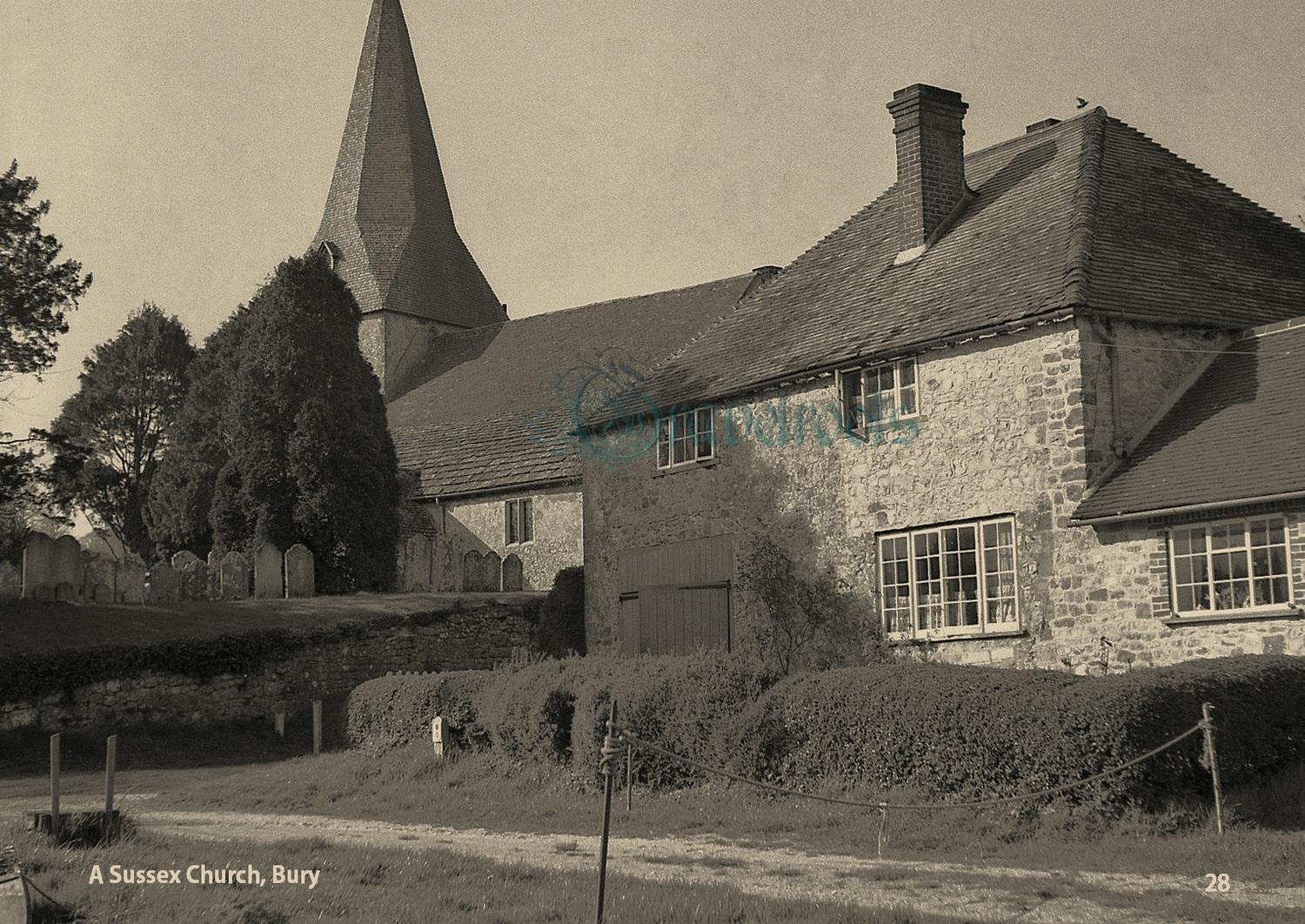  old photo of Bury, Sussex - click image to return