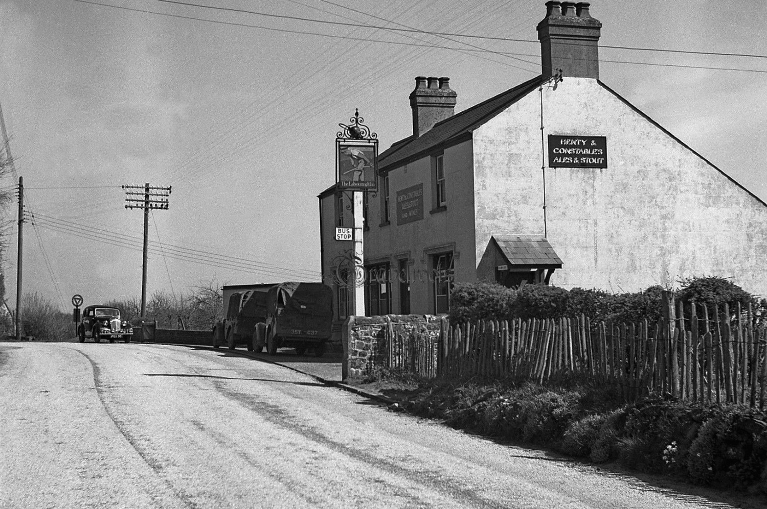 Labouring Man Pub, Old London Road, Coldwaltham, Sussex - click image below to return