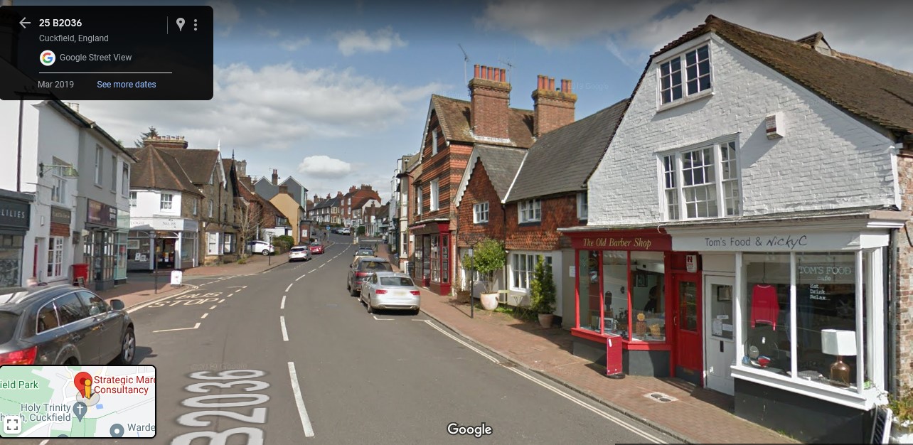 High Street, Cuckfield, Sussex - click image to return