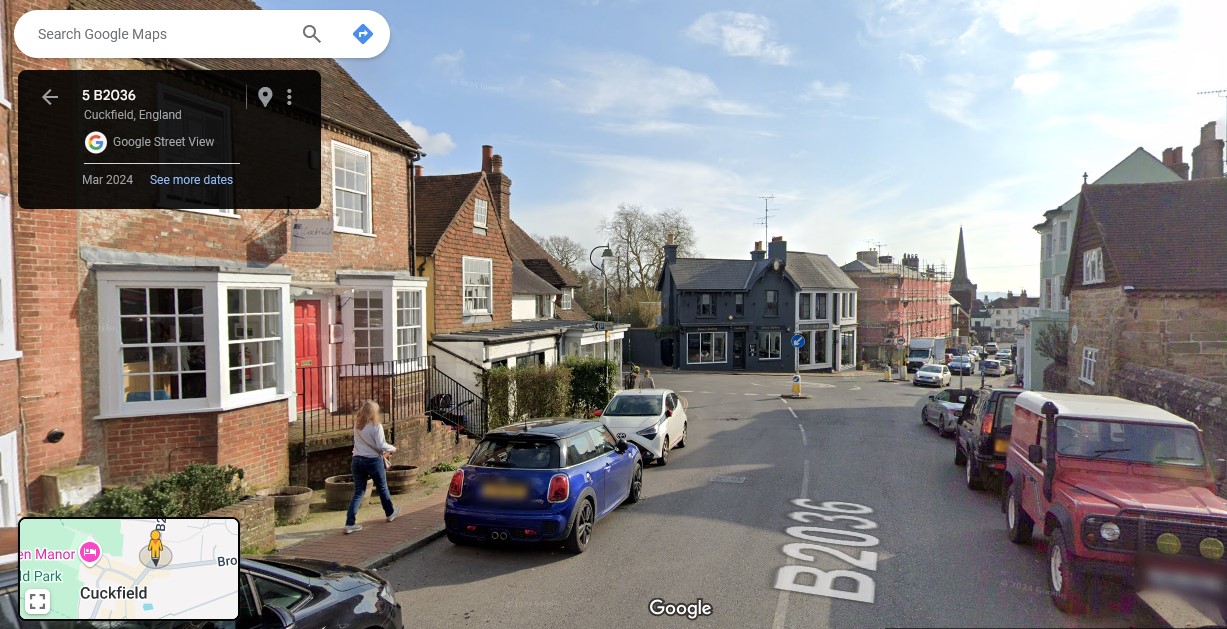 B2036, Cuckfield, Sussex - click image to return