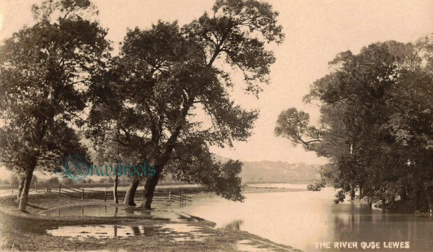 River Ouse, Lewes, Sussex - click image below to return to album