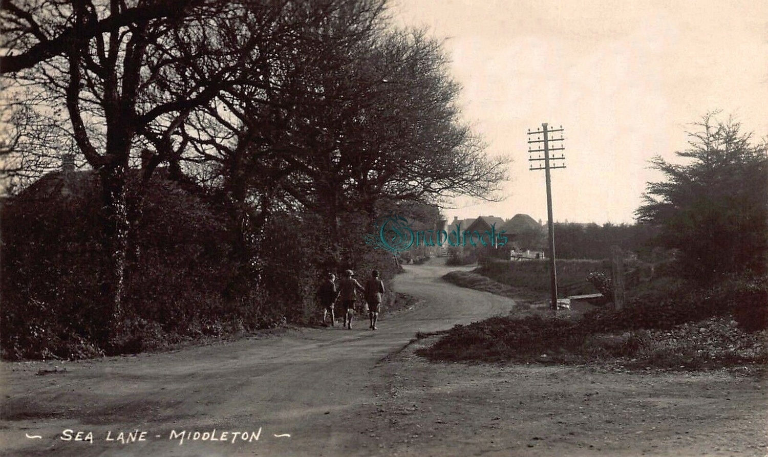 Sea Lane, Middleton, Sussex - click image to return