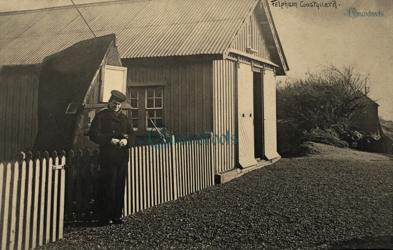 old photo of Coastguard Station, Felpham, Sussex - click image below to return
