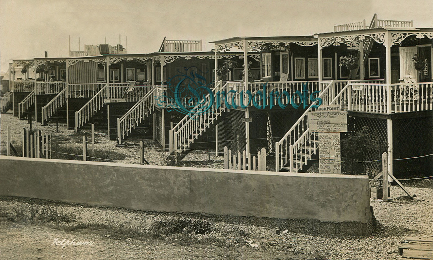  old photo of Bungalows, Sea Road, Felpham, Sussex - click image below to return