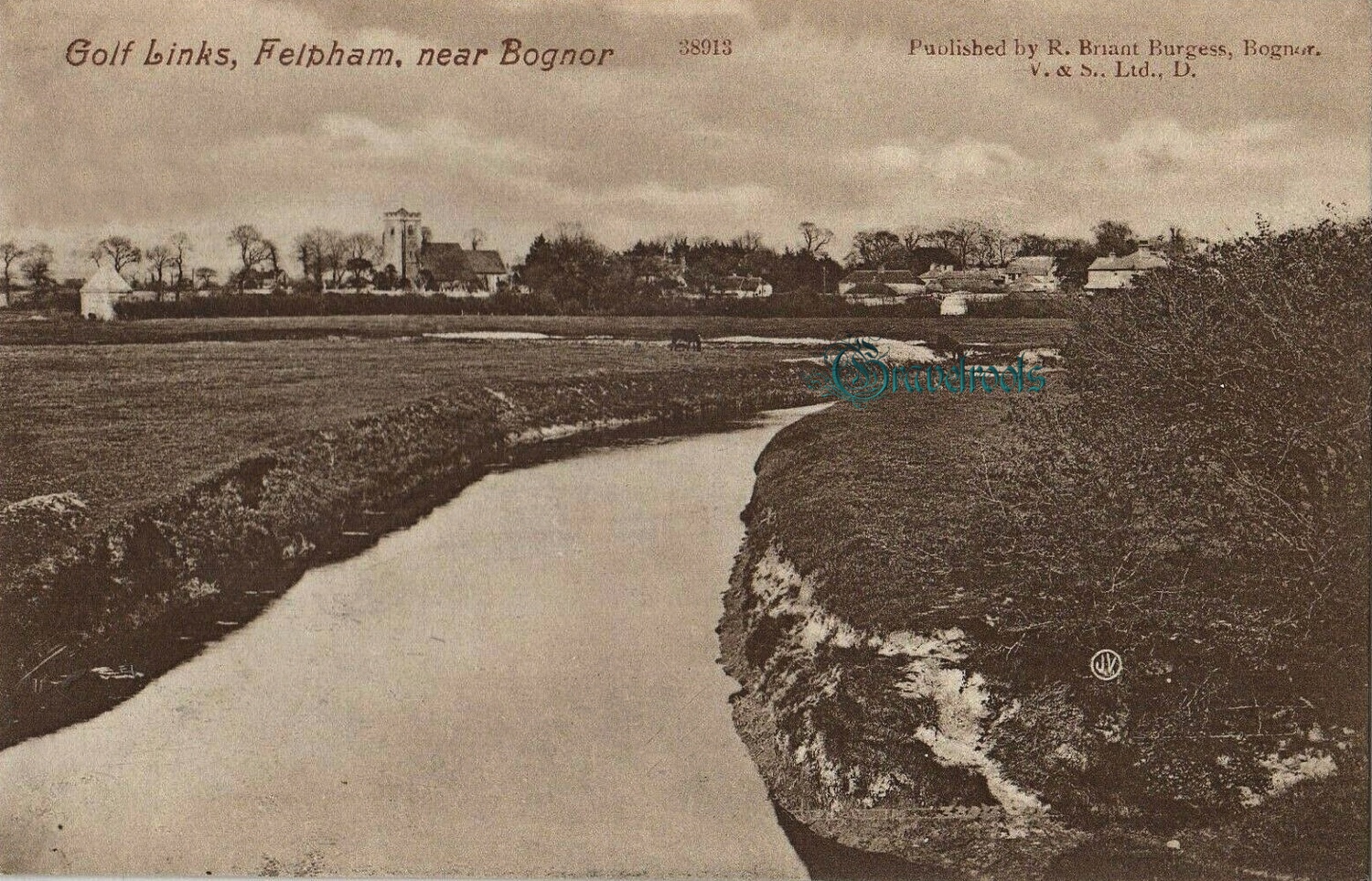 Golf links, Felpham - click image to return