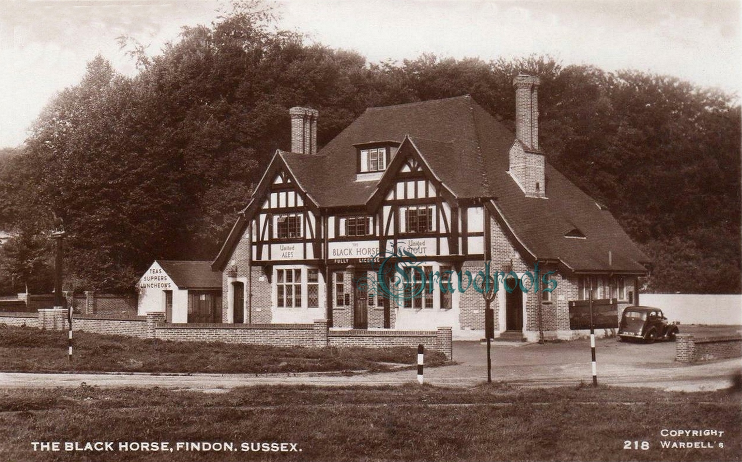  old Social history photos of Black Horse Pub, Findon, Sussex - click image below to return