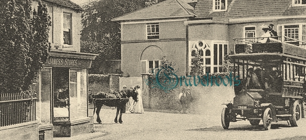  old Social history photos of James's Store, Horsham Road, Findon, West Sussex - click image below to return