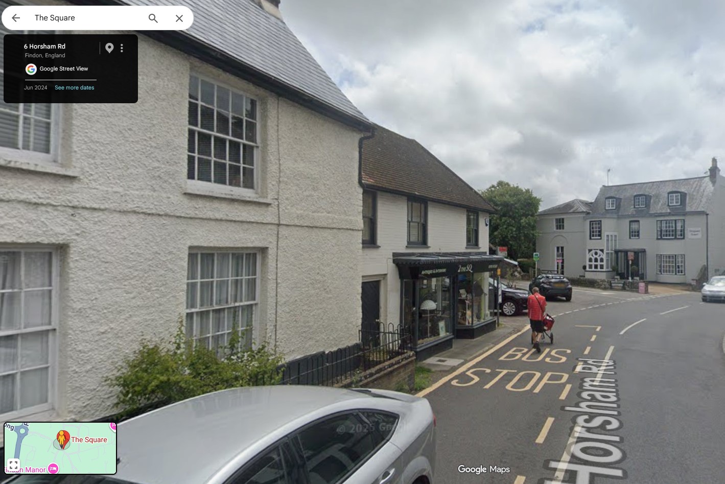 Horsham Road, Findon, Sussex - click image to return