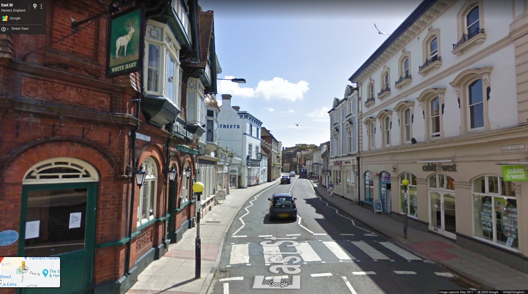 White Hart, East Street, Havant, Hampshire - click image below to return