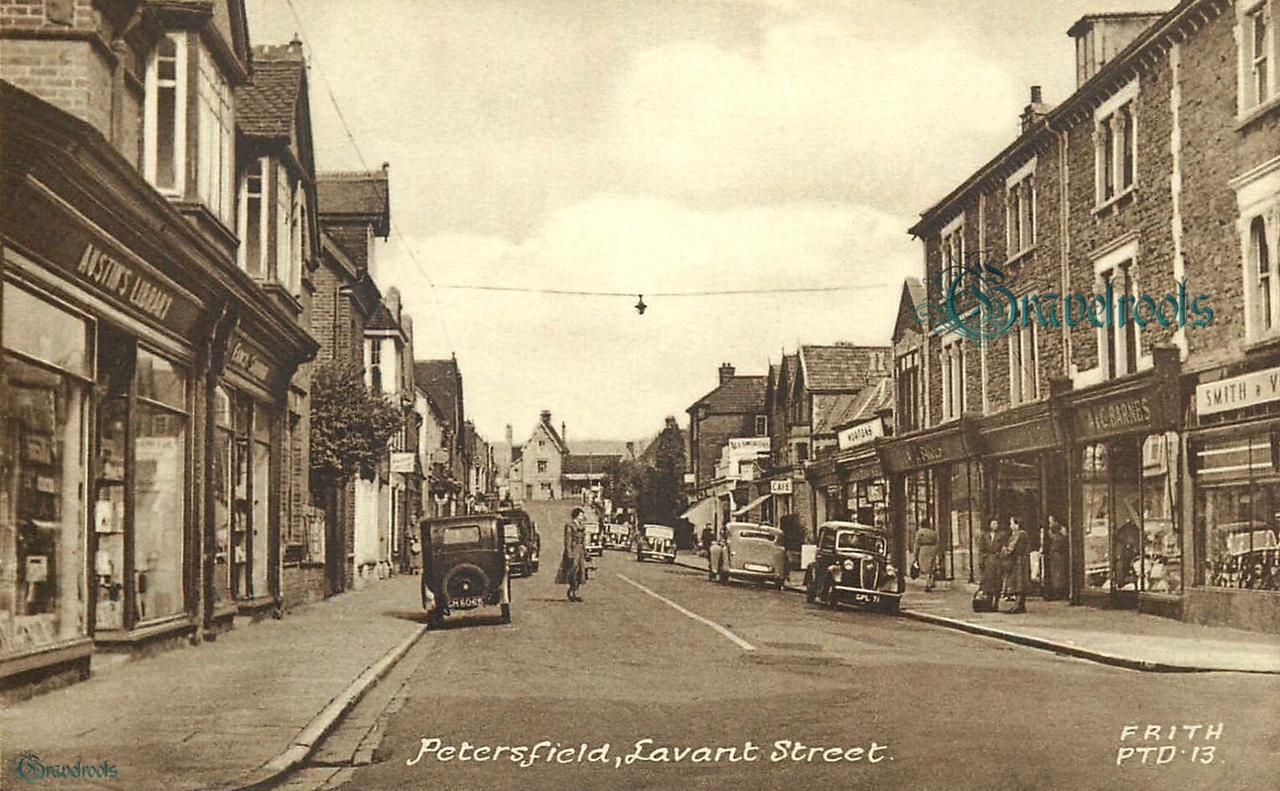  old photo of Lavant Street, Petersfield, Hampshire - click image below to return