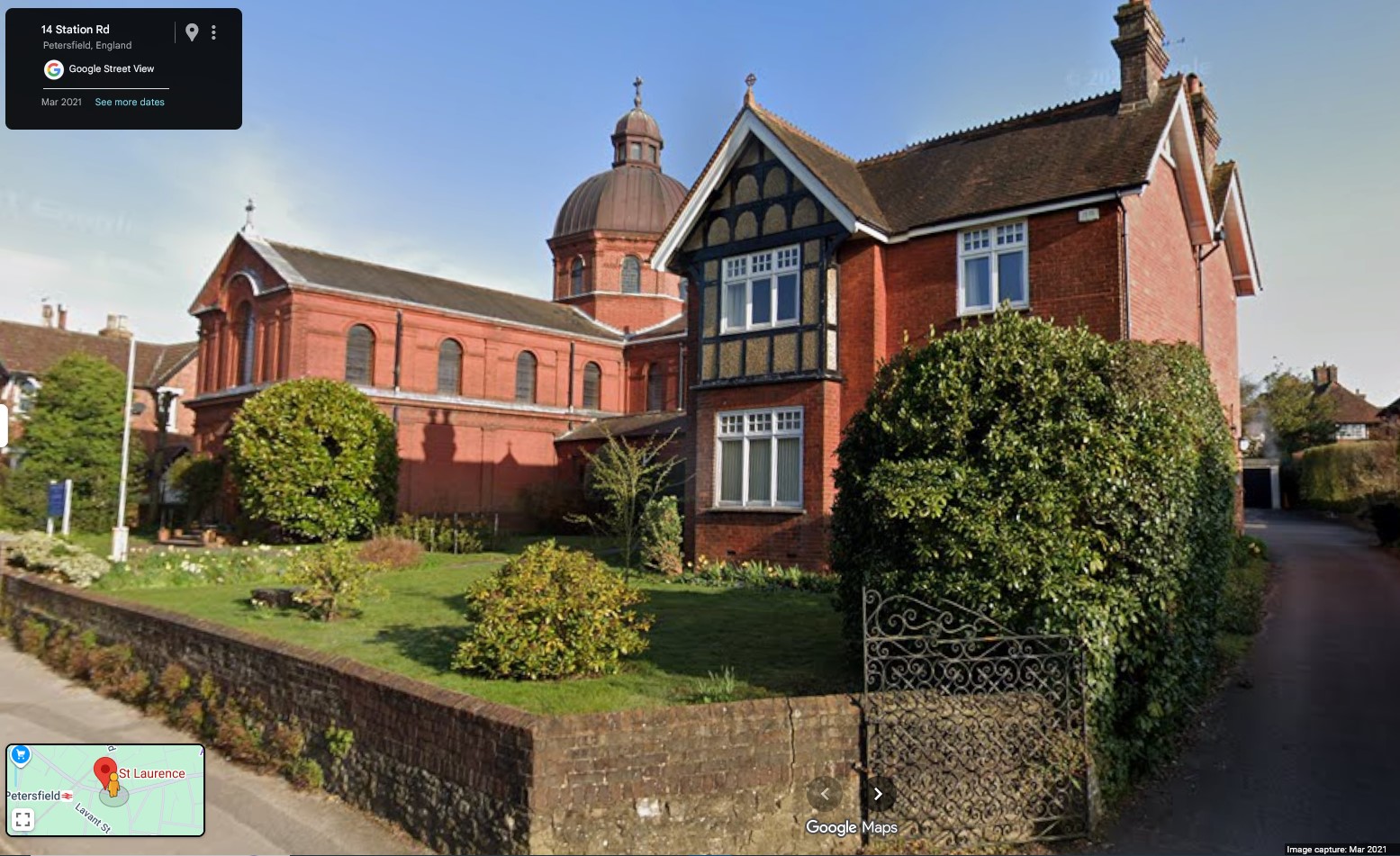 Catholic Church, Petersfield, Hampshire - click image to return