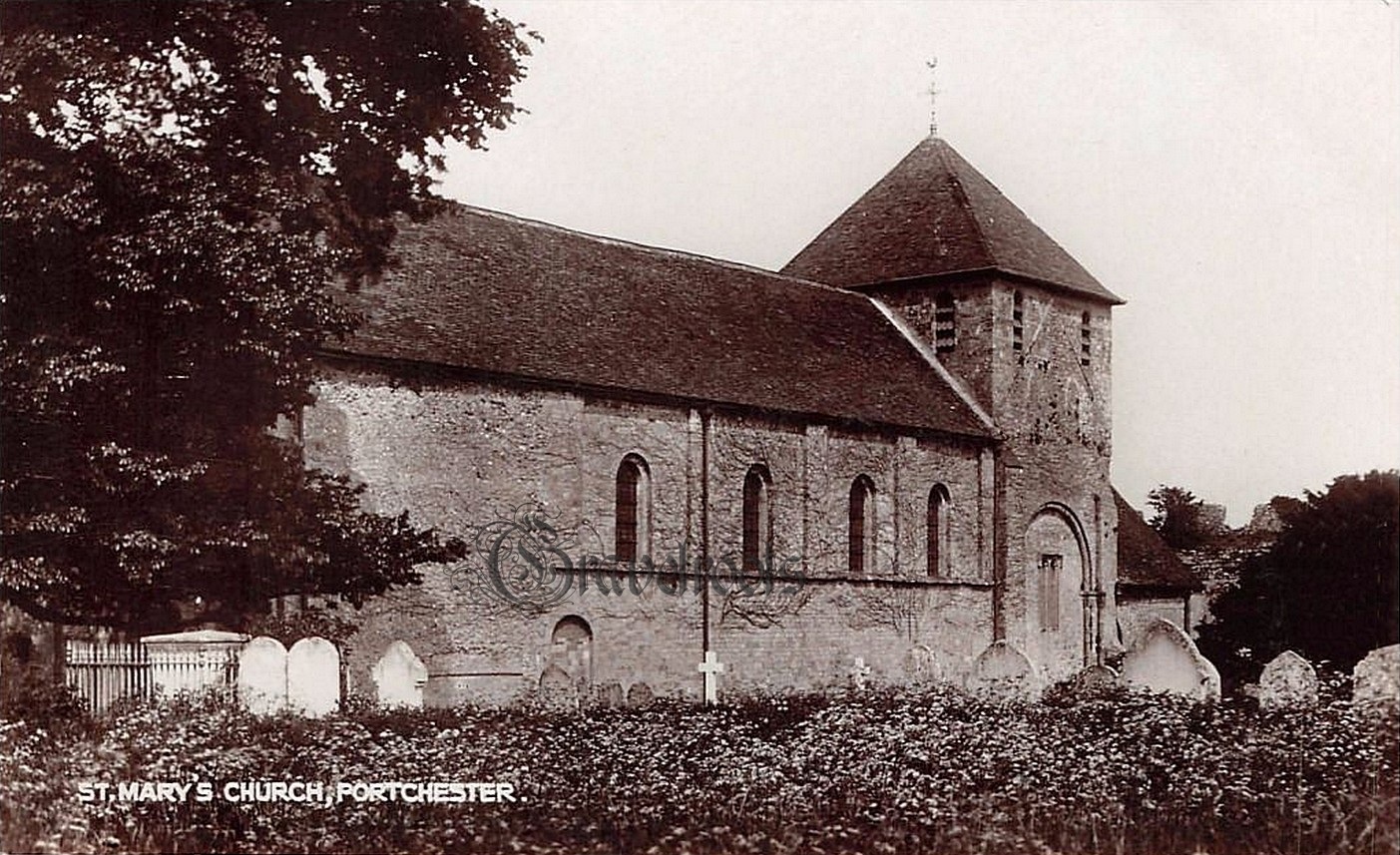 St Marys Church, Portchester, click image to return - backs shown below