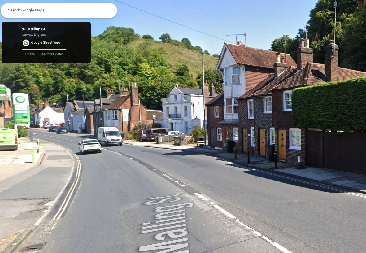 Malling Street, Lewes, Sussex - click image to return