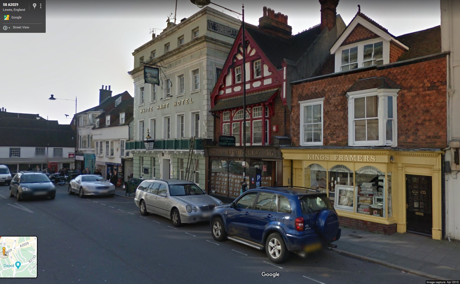 A2029 High Street, Lewes, Sussex - click image to return