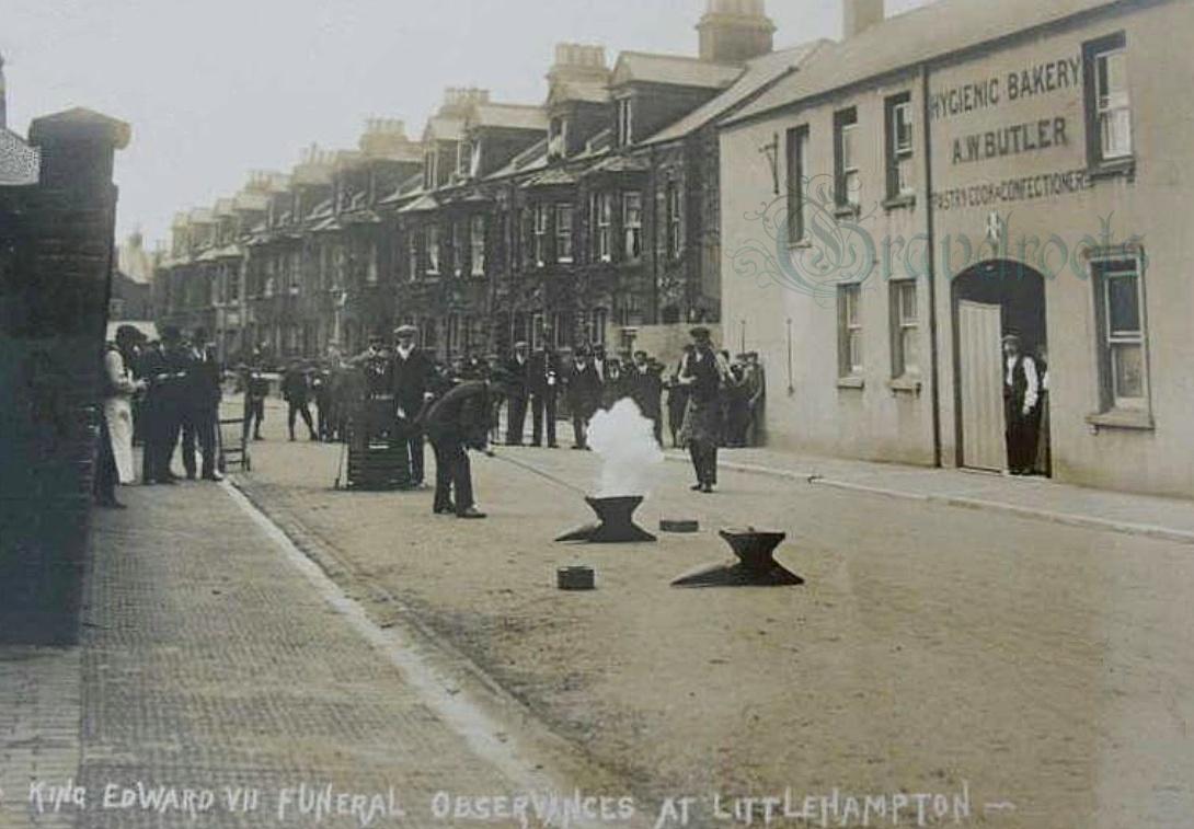 Funeral observances, Littlehampton click image to return