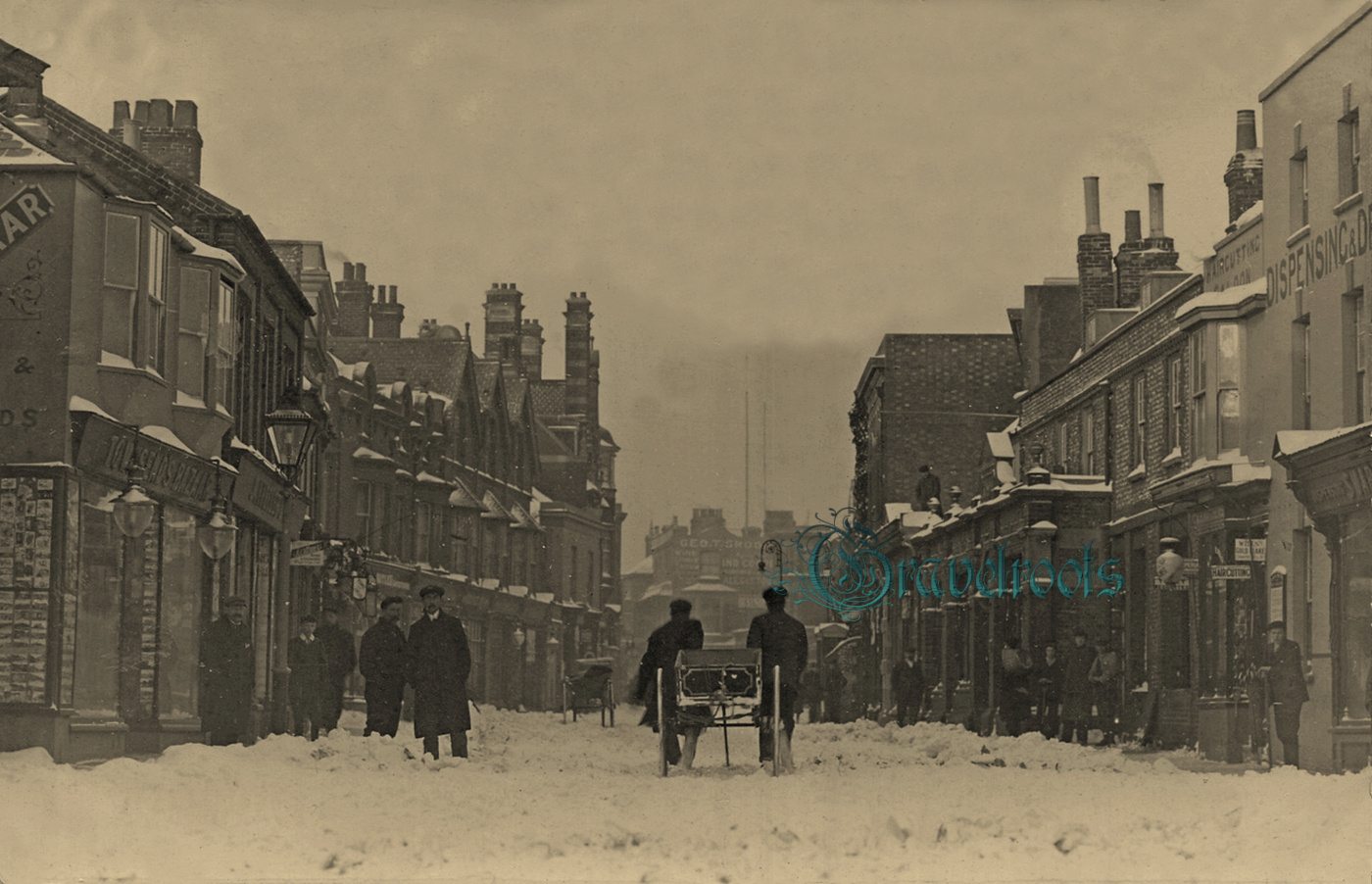  old photo of High Street, Littlehampton, Sussex - click image below to return